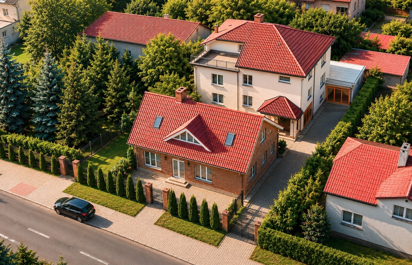 Budynek szkoły i przedszkola w Ursusie